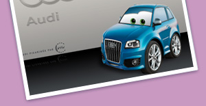 Pixarisation Audi